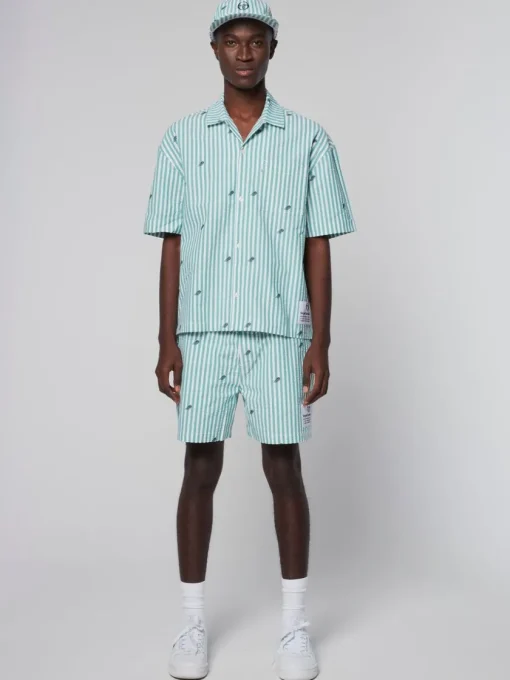 Sergio Tacchini Matching Separates<Granda Baseball Hat- Deep Mint
