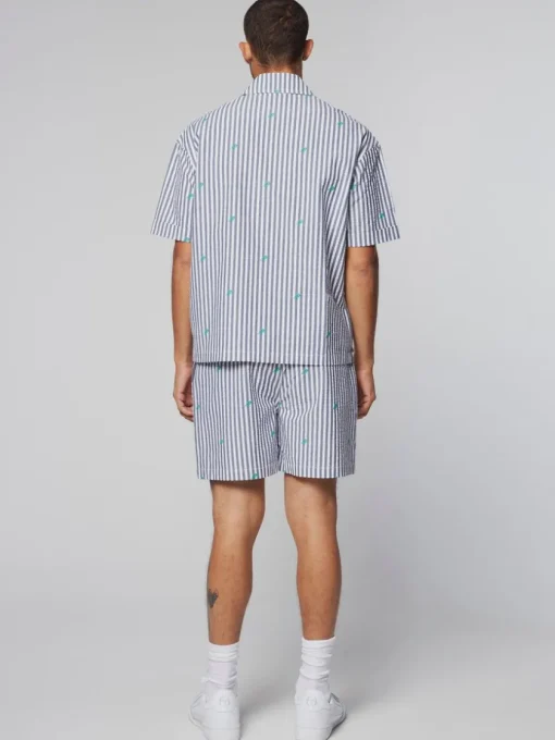 Sergio Tacchini View All<Granda Camp Shirt- Maritime Blue