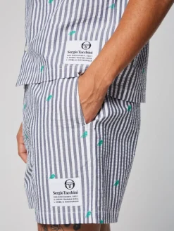 Sergio Tacchini View All<Granda Camp Shirt- Maritime Blue