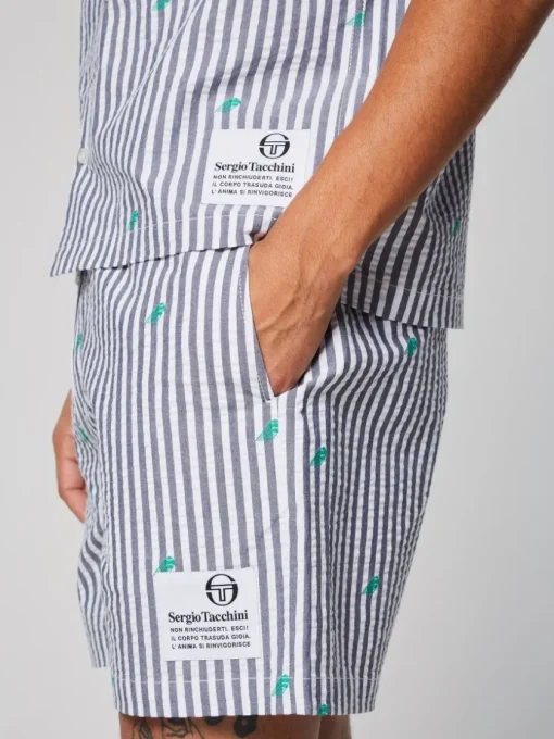 Sergio Tacchini View All<Granda Camp Shirt- Maritime Blue