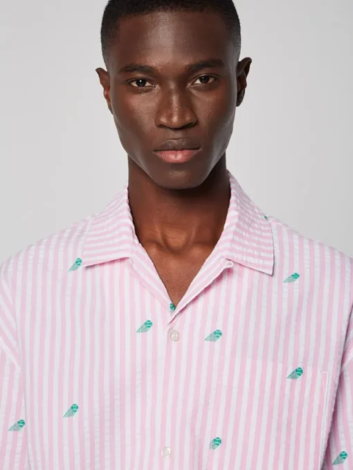 Sergio Tacchini View All<Granda Camp Shirt-Begonia Pink