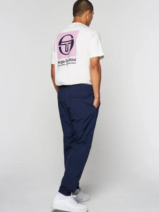 Sergio Tacchini Pants And Sweatpants<Griante Track Pant- Maritime Blue