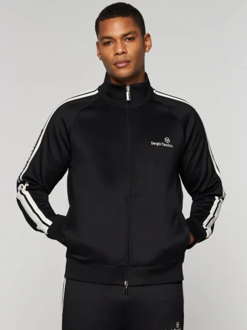 Sergio Tacchini Tracksuits<Gromo Tape Track Jacket- Black Beauty
