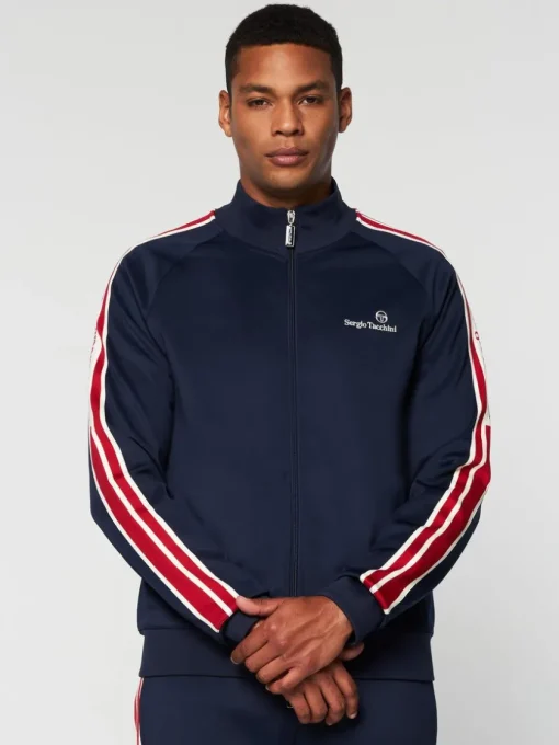 Sergio Tacchini Tracksuits<Gromo Tape Track Jacket- Maritime Blue
