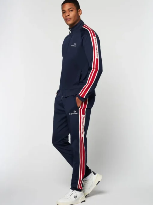 Sergio Tacchini Tracksuits<Gromo Tape Track Jacket- Maritime Blue