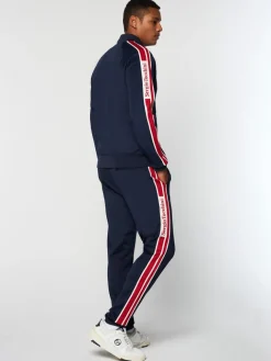 Sergio Tacchini Tracksuits<Gromo Tape Track Jacket- Maritime Blue