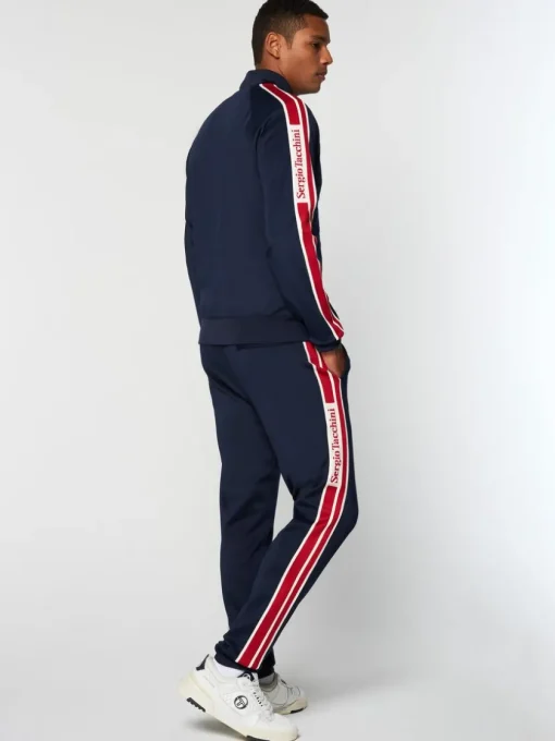 Sergio Tacchini Tracksuits<Gromo Tape Track Jacket- Maritime Blue