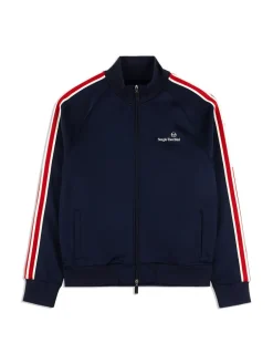 Sergio Tacchini Jackets<Gromo Tape Track Jacket- Maritime Blue