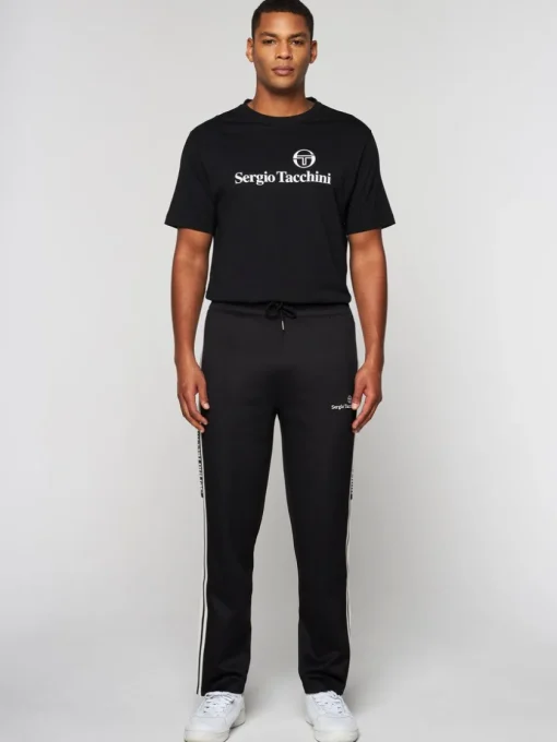 Sergio Tacchini Pants And Sweatpants<Gromo Tape Track Pant- Black Beauty