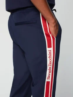 Sergio Tacchini Tracksuits<Gromo Tape Track Pant- Maritime Blue