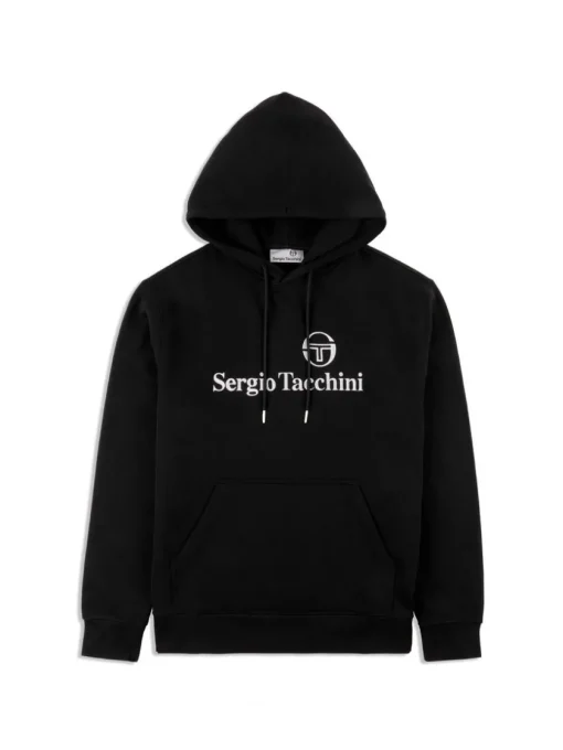 Sergio Tacchini View All<Heritage Hoodie- Black Beauty