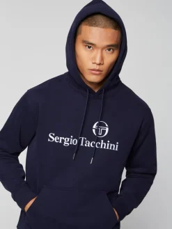 Sergio Tacchini View All<Heritage Hoodie- Maritime Blue