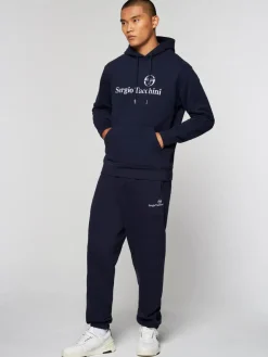 Sergio Tacchini View All<Heritage Hoodie- Maritime Blue