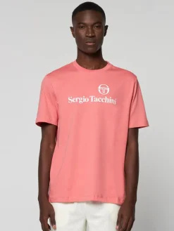 Sergio Tacchini View All<Heritage Logo T-Shirt- Tea Rose