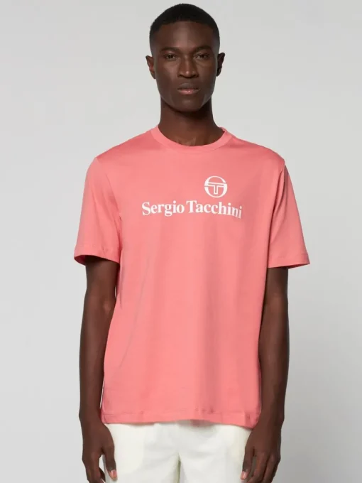 Sergio Tacchini View All<Heritage Logo T-Shirt- Tea Rose