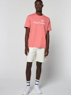 Sergio Tacchini View All<Heritage Logo T-Shirt- Tea Rose