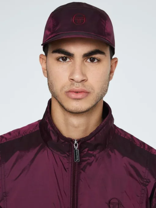 Sergio Tacchini View All<Iridescent Panel Cap-Grape Wine