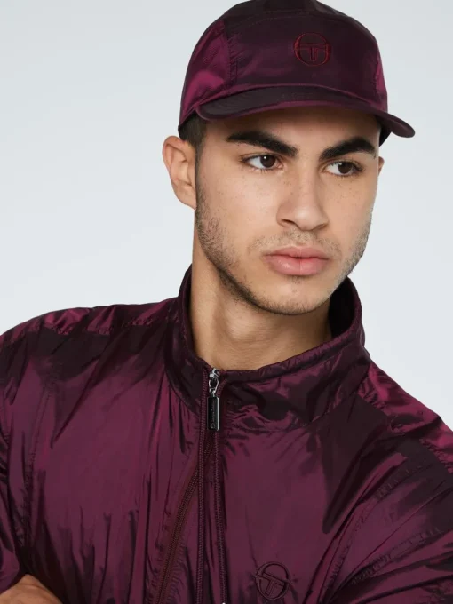 Sergio Tacchini View All<Iridescent Panel Cap-Grape Wine