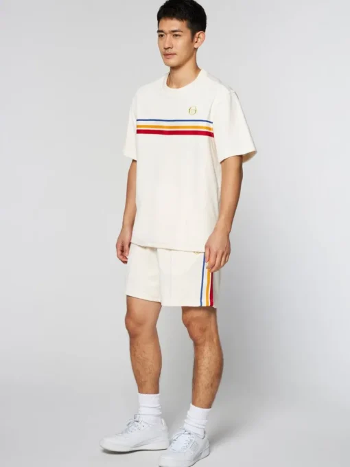 Sergio Tacchini Velour<Ivanes T-Shirt Archivio- Gardenia