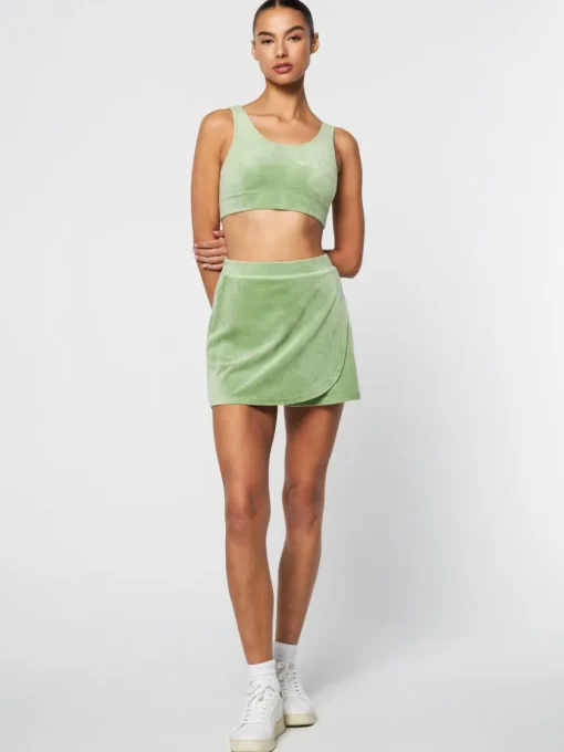 Sergio Tacchini Velour<Josie Tennis Skirt- Jade Green