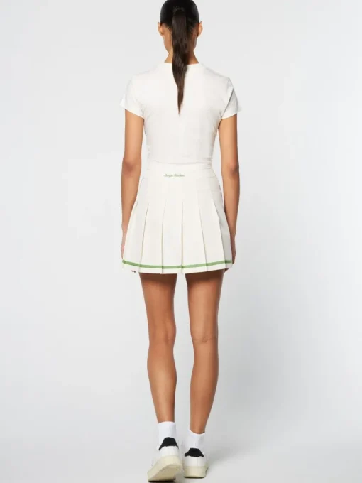 Sergio Tacchini For The Court<Kalkman Tennis Skirt- Gardenia