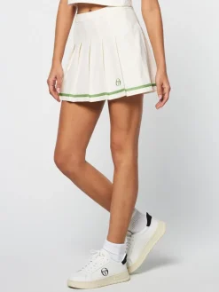 Sergio Tacchini View All<Kalkman Tennis Skirt- Gardenia