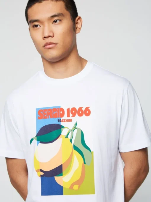 Sergio Tacchini T-Shirts<Limone T-Shirt- Brilliant White