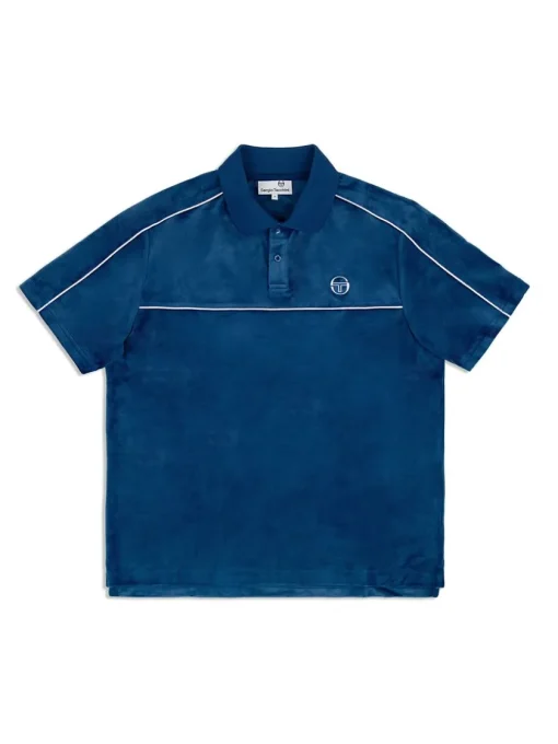Sergio Tacchini View All<Lioni Velour Polo Archivio- Limoges