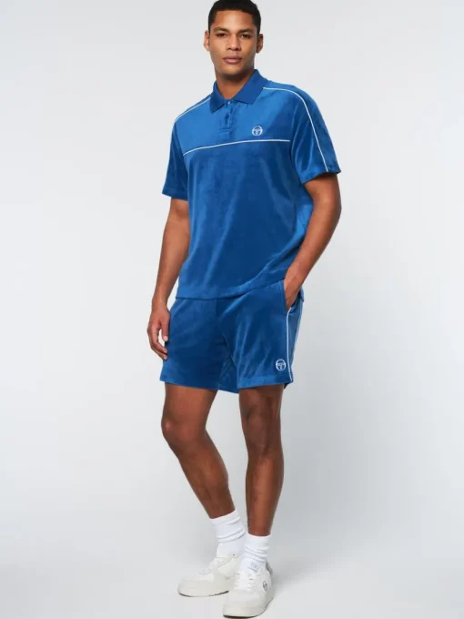 Sergio Tacchini View All<Lioni Velour Polo Archivio- Limoges