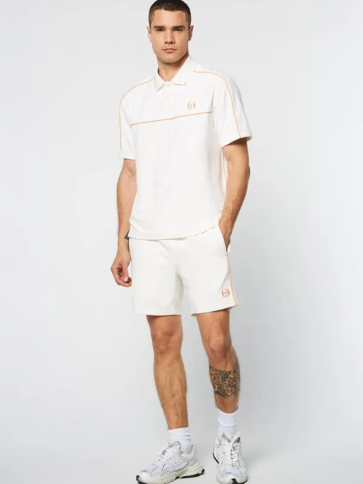 Sergio Tacchini Velour<Lioni Velour Polo Archivio- Gardenia