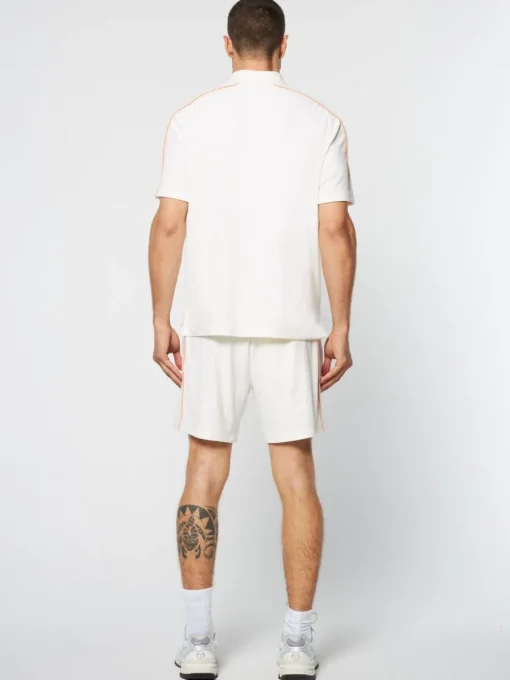 Sergio Tacchini Velour<Lioni Velour Polo Archivio- Gardenia