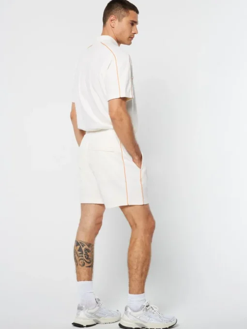 Sergio Tacchini Matching Separates<Lioni Velour Short Archivio- Gardenia