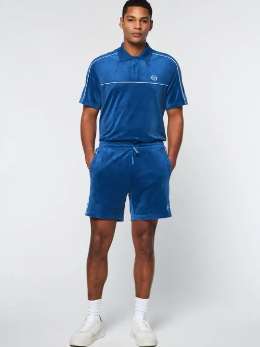 Sergio Tacchini Velour<Lioni Velour Short Archivio- Limoges