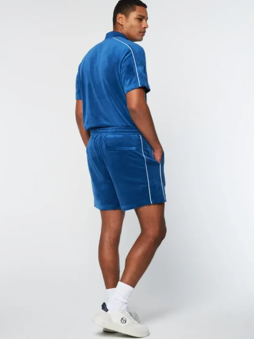 Sergio Tacchini Velour<Lioni Velour Short Archivio- Limoges