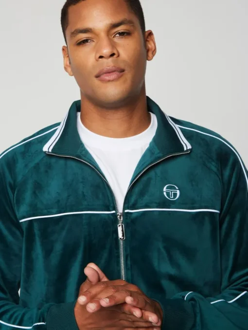 Sergio Tacchini Velour<Lioni Velour Track Jacket- Botanical Garden