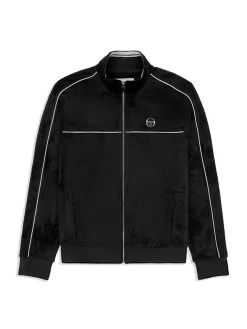 Sergio Tacchini Velour<Lioni Velour Track Jacket- Black Beauty