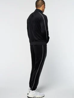 Sergio Tacchini Velour<Lioni Velour Track Jacket- Black Beauty
