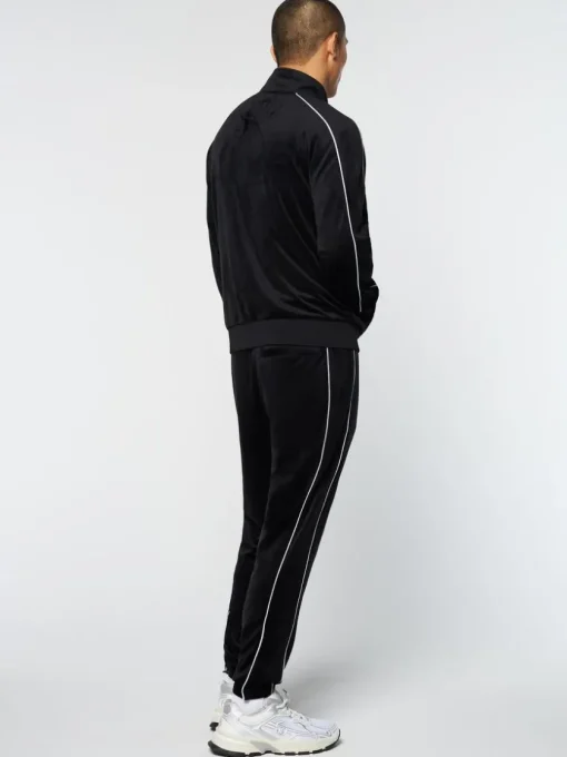 Sergio Tacchini Velour<Lioni Velour Track Jacket- Black Beauty