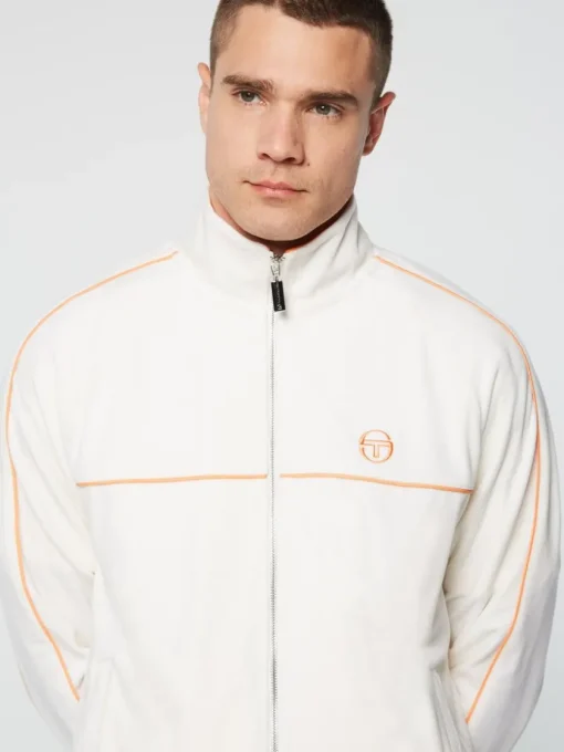 Sergio Tacchini Velour<Lioni Velour Track Jacket Archivio- Gardenia