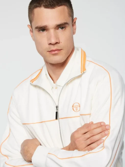 Sergio Tacchini Velour<Lioni Velour Track Jacket Archivio- Gardenia