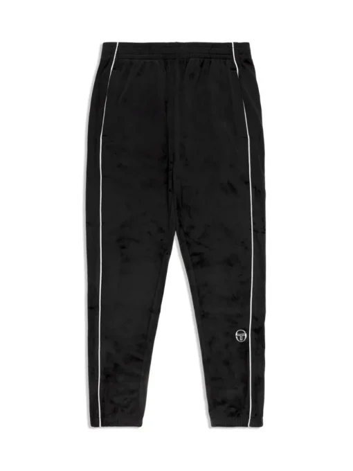 Sergio Tacchini Pants And Sweatpants<Lioni Velour Track Pant- Black Beauty