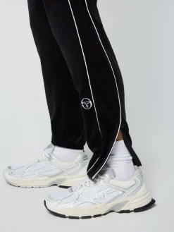 Sergio Tacchini Pants And Sweatpants<Lioni Velour Track Pant- Black Beauty