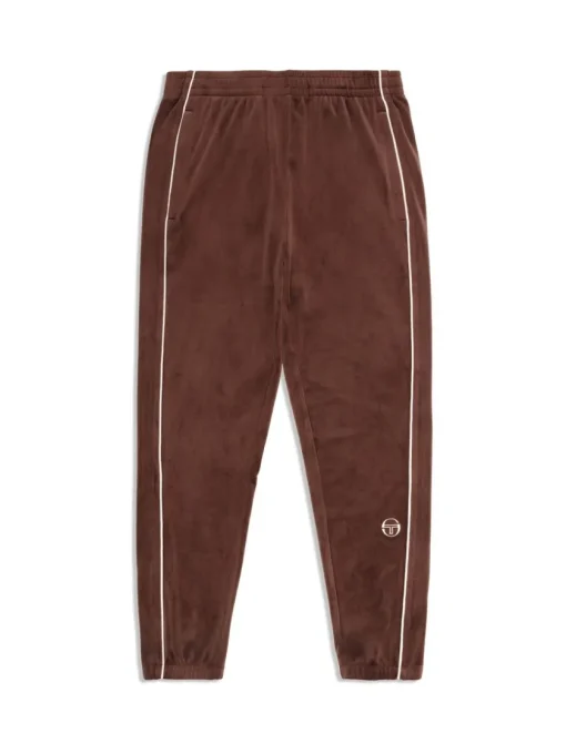 Sergio Tacchini Pants And Sweatpants<Lioni Velour Track Pant- Deep Mahogany