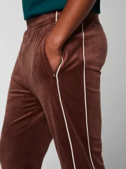 Sergio Tacchini Pants And Sweatpants<Lioni Velour Track Pant- Deep Mahogany