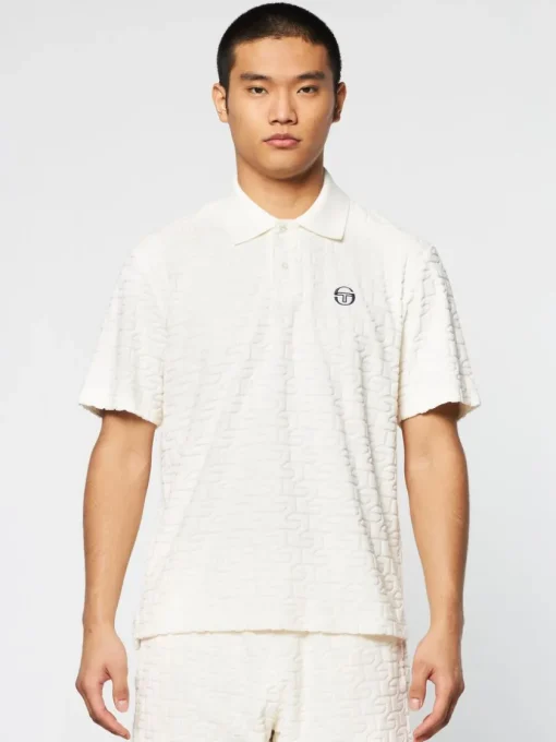 Sergio Tacchini Polos<Livata Monogram Polo- Gardenia