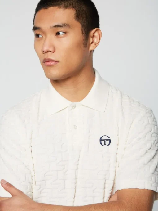 Sergio Tacchini Polos<Livata Monogram Polo- Gardenia