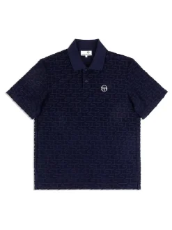 Sergio Tacchini View All<Livata Monogram Polo- Maritime Blue