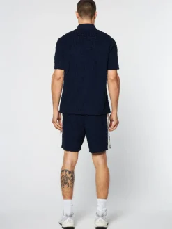 Sergio Tacchini View All<Livata Monogram Polo- Maritime Blue
