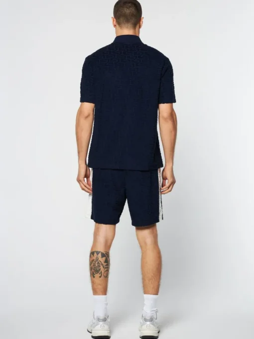 Sergio Tacchini View All<Livata Monogram Polo- Maritime Blue