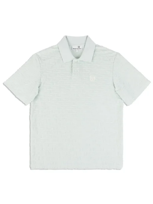 Sergio Tacchini View All<Livata Monogram Polo- Surf Spray